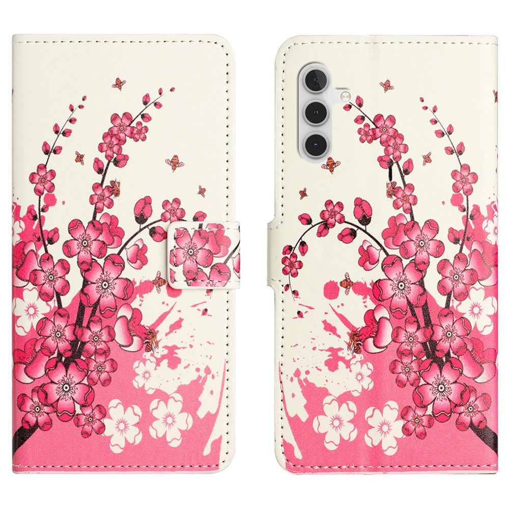 Til Samsung Galaxy A15 5G Cover med Pung PU Læder Stødsikkert Telefoncover