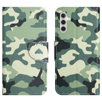 Til Samsung Galaxy A15 5G Cover Mønsterprint PU Læder Flipcover med Pung