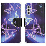Til Samsung Galaxy A15 5G Cover Mønsterprint PU Læder Flipcover med Pung
