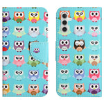 Til Samsung Galaxy A15 5G Cover Mønsterprint PU Læder Flipcover med Pung
