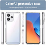For Xiaomi Redmi 12 5G (Global) / Poco M6 Pro 5G Case Transparent Phone Cover (Big Rear Lens Hole)