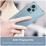 For Xiaomi Redmi Note 12 Turbo / Poco F5 5G Clear Phone Case with Electroplating Buttons (Big Rear Lens Hole)