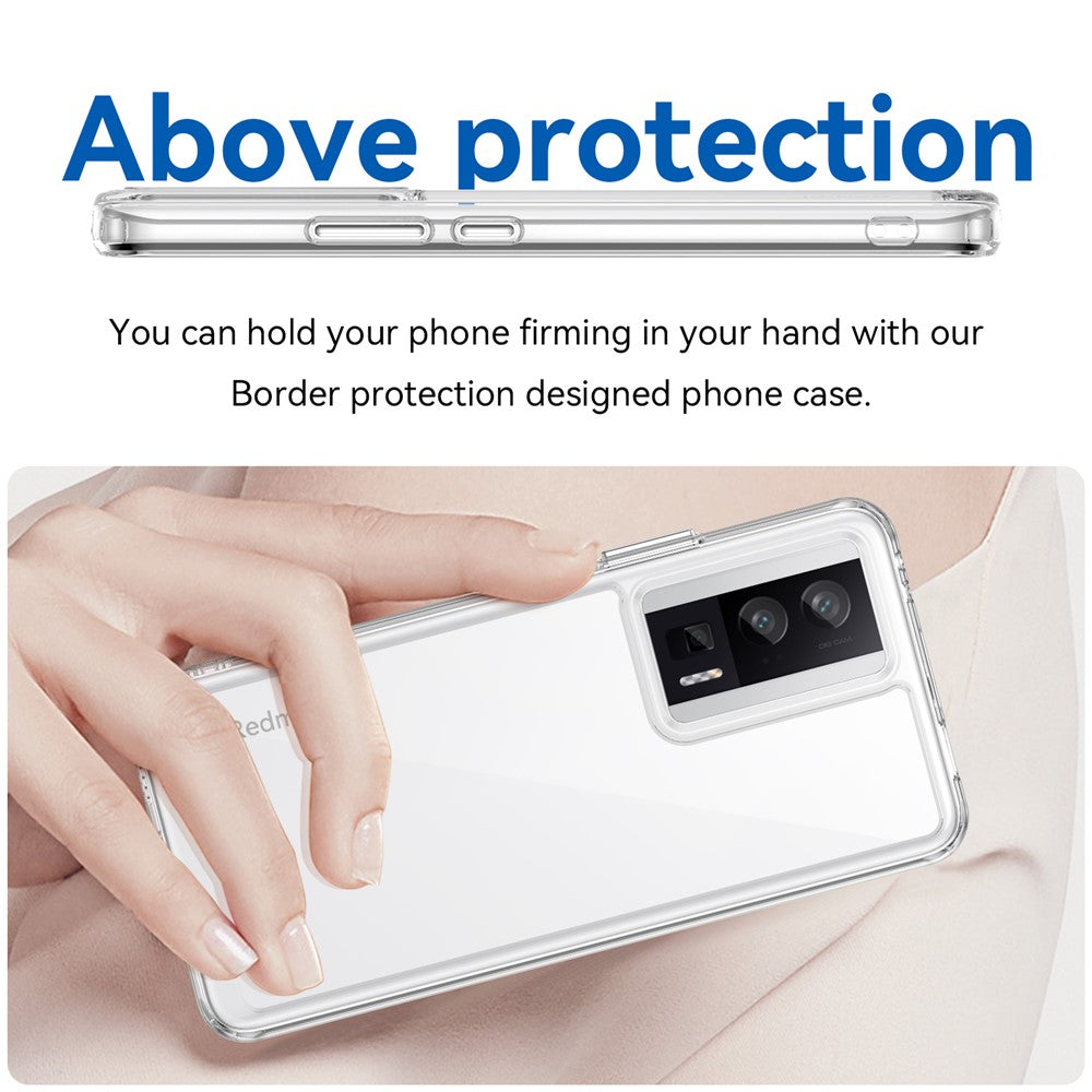 For Xiaomi Redmi K60 5G / K60 Pro 5G / Poco F5 Pro 5G Case Electroplating Buttons Phone Cover (Big Rear Lens Hole)