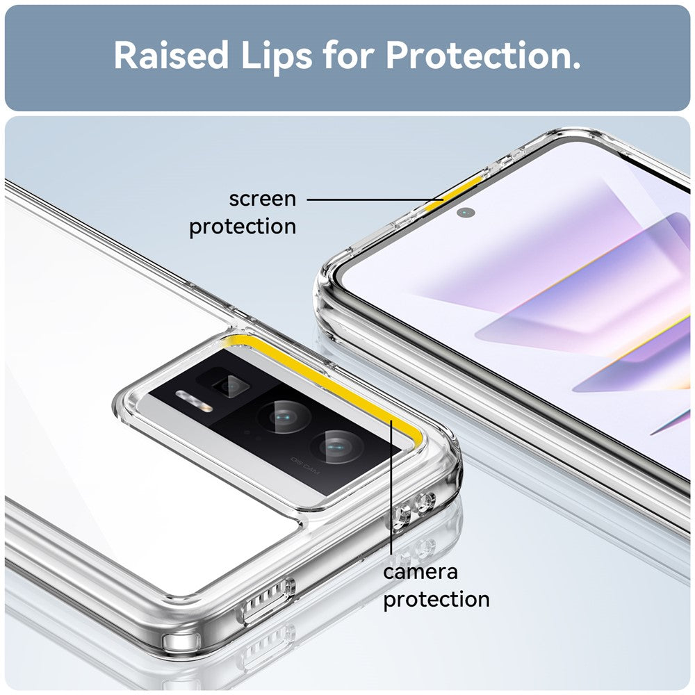 For Xiaomi Redmi K60 5G / K60 Pro 5G / Poco F5 Pro 5G Case Electroplating Buttons Phone Cover (Big Rear Lens Hole)