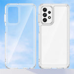 Til Samsung Galaxy A23 4G / A23 5G (Global Version) cover Ridsefast Gennemsigtigt Telefoncover (Stort baglinsehul)