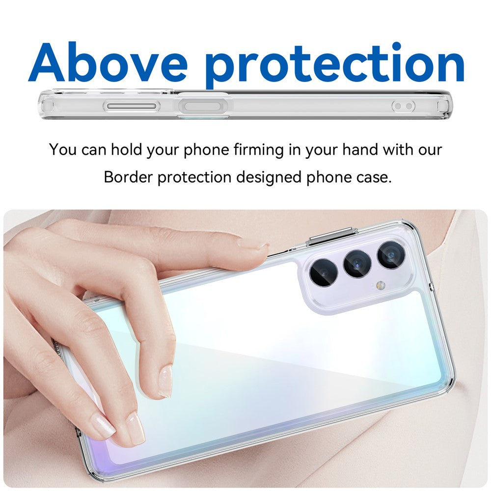 Samsung Galaxy M54 5G / F54 5G mobilskal TPU + Akryl Bakstycke (Stort Bakre Linshål)