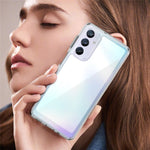 Samsung Galaxy M54 5G / F54 5G mobilskal TPU + Akryl Bakstycke (Stort Bakre Linshål)