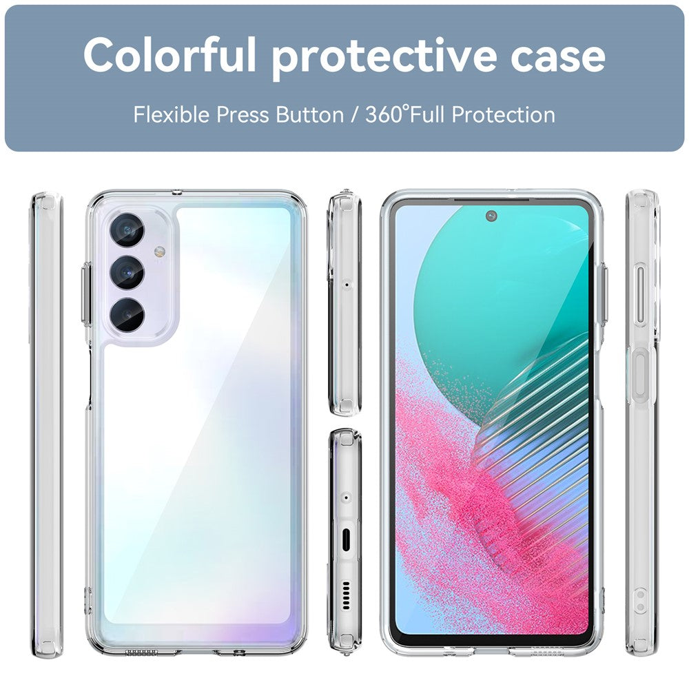 Samsung Galaxy M54 5G / F54 5G mobilskal TPU + Akryl Bakstycke (Stort Bakre Linshål)