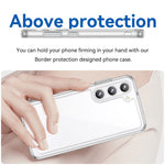 For Samsung Galaxy S23+ Case TPU+Acrylic Protective Phone Cover (Big Rear Lens Hole)