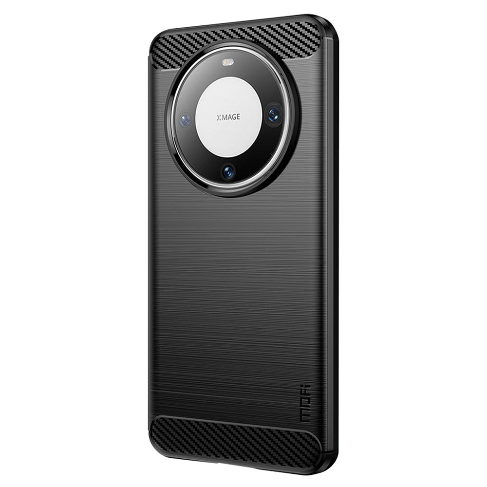 MOFI JK TPU Series-1 For Huawei Mate 60 Pro+ Case Carbon Fiber Texture Soft TPU Phone Cover
