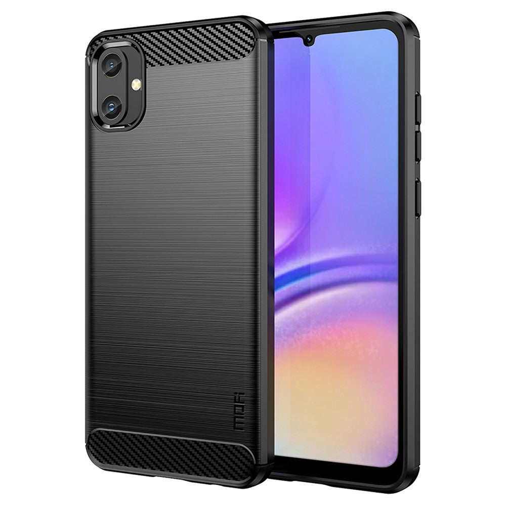 MOFI JK TPU Series-1 För Samsung Galaxy A05 4G TPU-skal Kolfibertextur mobilskydd