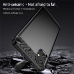 MOFI JK TPU Series-1 För Samsung Galaxy A05 4G TPU-skal Kolfibertextur mobilskydd