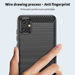 MOFI JK TPU Series-1 För Samsung Galaxy A05 4G TPU-skal Kolfibertextur mobilskydd