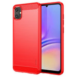 MOFI JK TPU Series-1 För Samsung Galaxy A05 4G TPU-skal Kolfibertextur mobilskydd