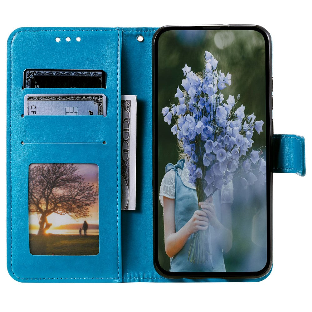 For Samsung Galaxy A05s 4G Case Leather Wallet Mandala Flower Imprint Phone Cover