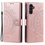 For Samsung Galaxy A05s 4G Case Leather Wallet Mandala Flower Imprint Phone Cover