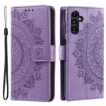 For Samsung Galaxy A05s 4G Case Leather Wallet Mandala Flower Imprint Phone Cover