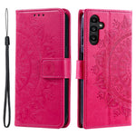 Til Samsung Galaxy A15 4G Telefoncover, Standcover, Pung, PU Læder Telefonskal med Rem