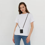 For Samsung Galaxy Z Flip5 5G Case Zipper Pocket Leather Cover with Hand Strap and Shoulder Strap