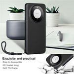 VILI TC Series for Huawei Mate 60 Pro Case Textured Leather Coated TPU Phone Cover Drop-proof Back Shell