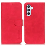 KHAZNEH Til Samsung Galaxy A15 4G Etui Læder Pung Mobiltelefon Cover (Retro Tekstur)