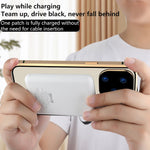 For iPhone 15 Pro Max Case Double Sided HD Tempered Glass Phone Cover Compatible with MagSafe