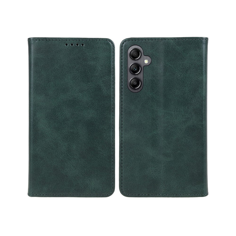 For Samsung Galaxy A15 5G Case Calf Texture Stand Wallet PU Leather Phone Cover