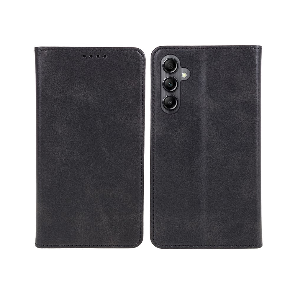 For Samsung Galaxy A15 5G Case Calf Texture Stand Wallet PU Leather Phone Cover