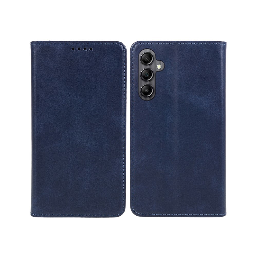 For Samsung Galaxy A15 5G Case Calf Texture Stand Wallet PU Leather Phone Cover