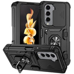 For Samsung Galaxy Z Fold5 5G Case PC+TPU Anti-drop Phone Case with Ring Kickstand