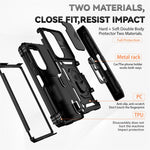 For Samsung Galaxy Z Fold5 5G Case PC+TPU Anti-drop Phone Case with Ring Kickstand