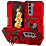 For Samsung Galaxy Z Fold5 5G Case PC+TPU Anti-drop Phone Case with Ring Kickstand