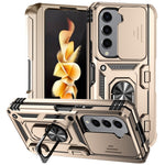 For Samsung Galaxy Z Fold5 5G Case PC+TPU Anti-drop Phone Case with Ring Kickstand