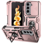 For Samsung Galaxy Z Fold5 5G Case PC+TPU Anti-drop Phone Case with Ring Kickstand