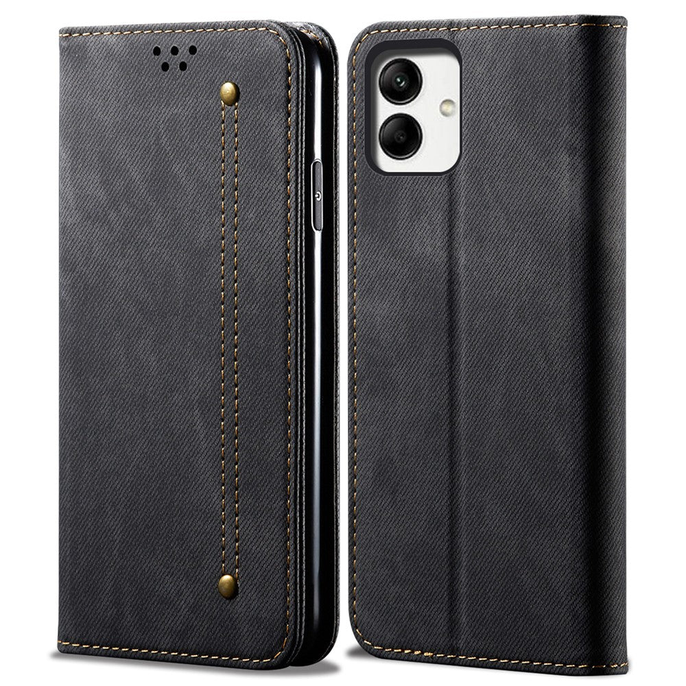 For Samsung Galaxy A05 4G Case Anti-Scratch PU Leather Phone Shell Wallet
