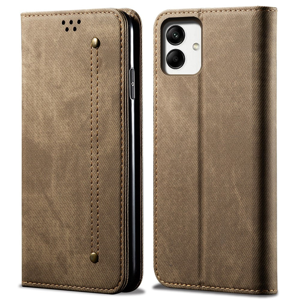 For Samsung Galaxy A05 4G Case Anti-Scratch PU Leather Phone Shell Wallet