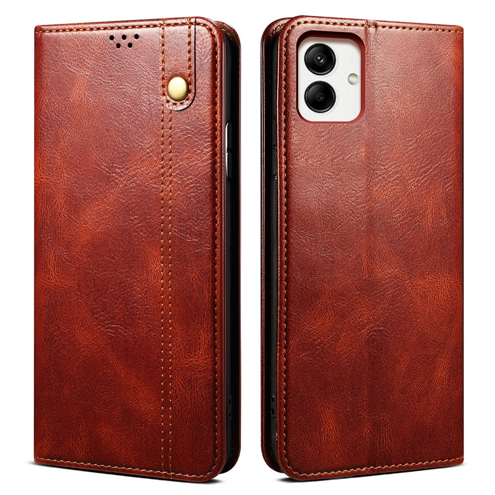Til Samsung Galaxy A05 4G Cover PU Læder Stander Pung Læder Telefon Cover Skal