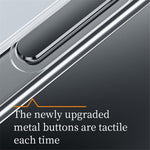 SULADA For iPhone 15 Pro Max Case Camera Kickstand Clear TPU+PC Anti-drop Phone Cover