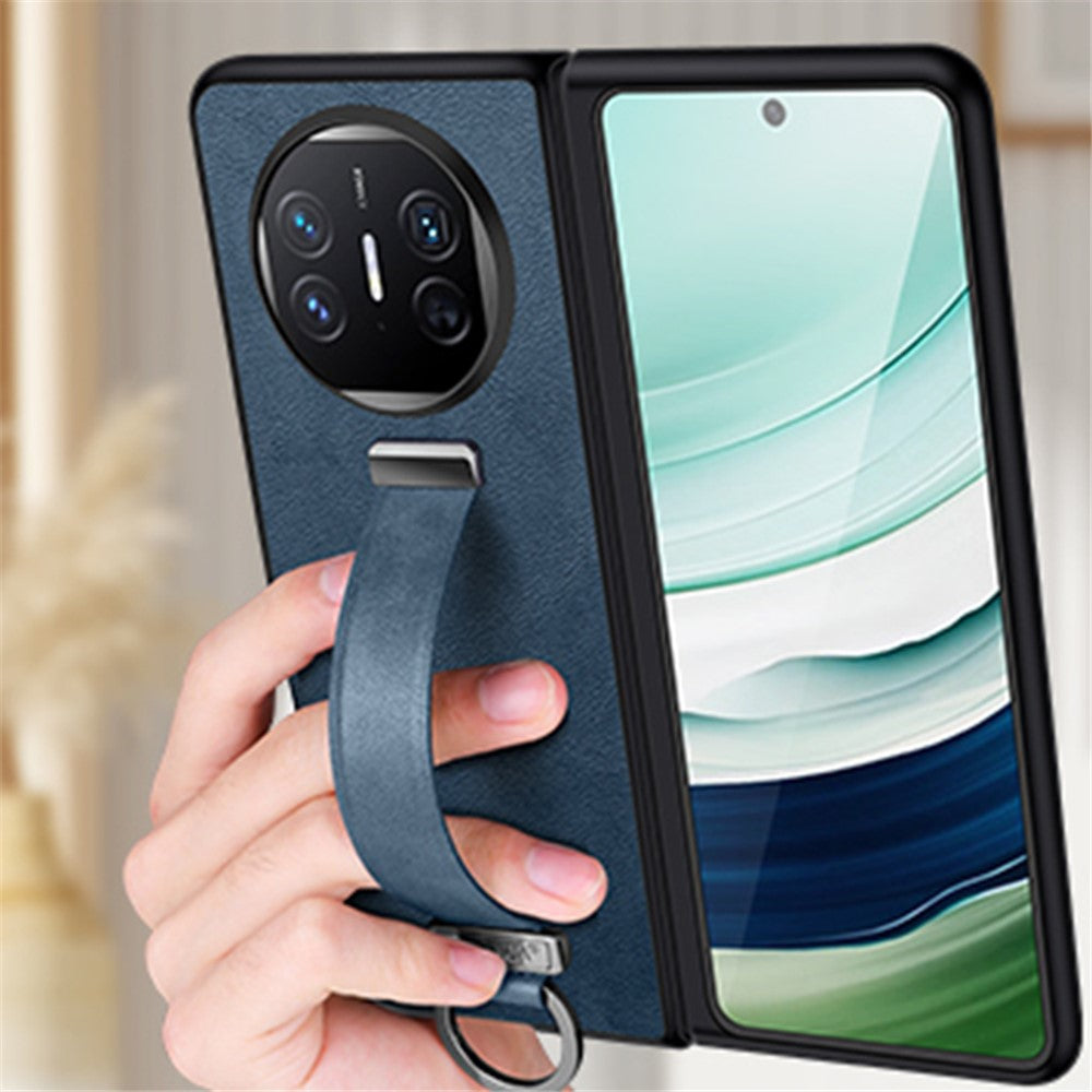 SULADA Fashion Series for Huawei Mate X5 Case Retractable Hand Strap Kickstand Phone Cover