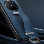 SULADA Fashion Series for Huawei Mate X5 Case Retractable Hand Strap Kickstand Phone Cover