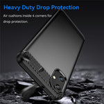 For Samsung Galaxy A05 4G Case Anti-Scratch Cover TPU Carbon Fiber Texture Phone Shell