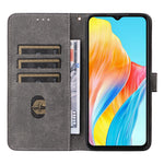 For Oppo A18 4G / A38 4G Leather Case RFID Blocking Wallet Phone Cover with Strap