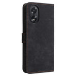 For Oppo A18 4G / A38 4G Leather Case RFID Blocking Wallet Phone Cover with Strap