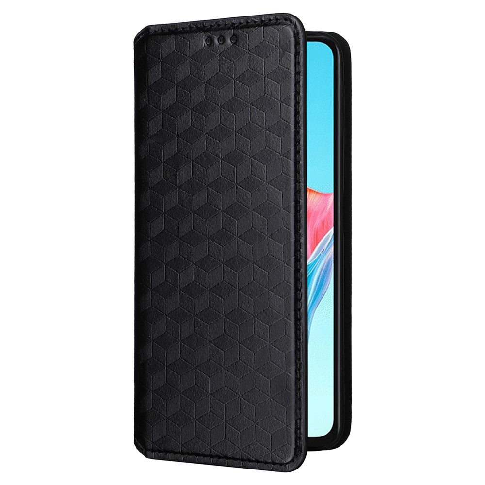 For Oppo A18 4G / A38 4G Case Magnetic Closing PU Leather Wallet Phone Cover