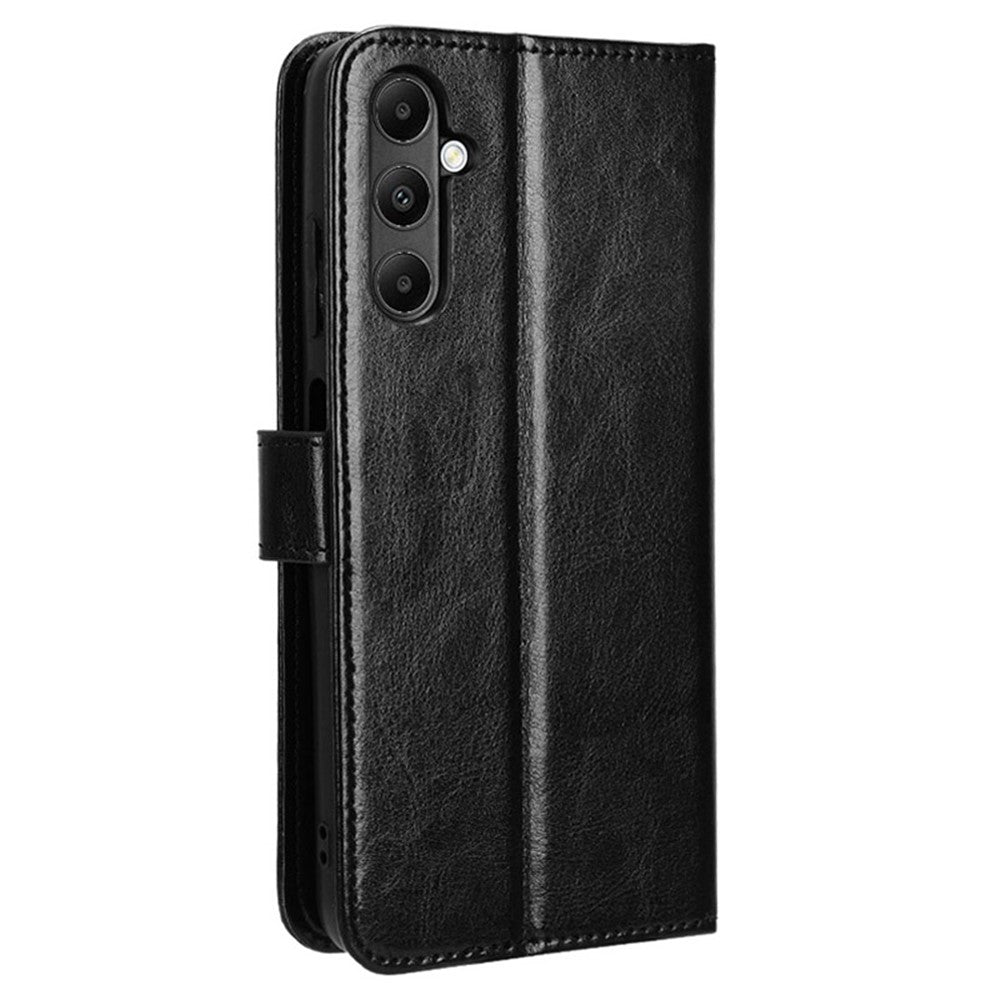 For Samsung Galaxy A05s 4G / M14 4G Case Crazy Horse Texture Stand Wallet Phone Cover