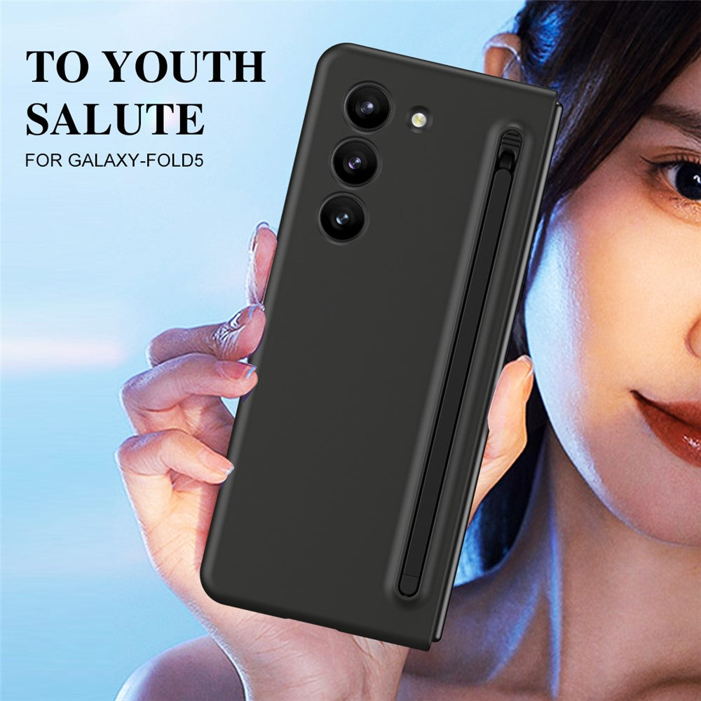 For Samsung Galaxy Z Fold5 5G Case with Stylus / Tempered Glass Film Hard PC Phone Protector