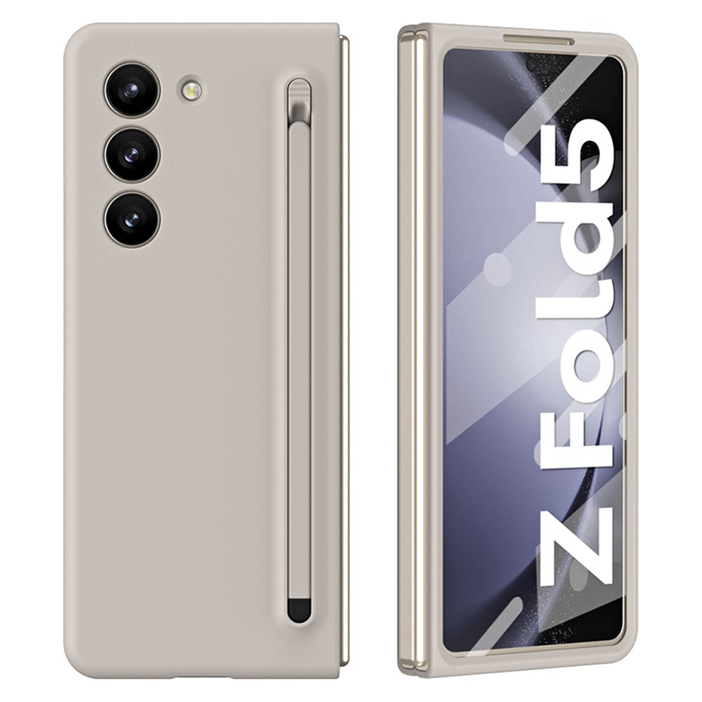 For Samsung Galaxy Z Fold5 5G Case with Stylus / Tempered Glass Film Hard PC Phone Protector