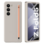 For Samsung Galaxy Z Fold5 5G Case with Stylus / Tempered Glass Film Hard PC Phone Protector