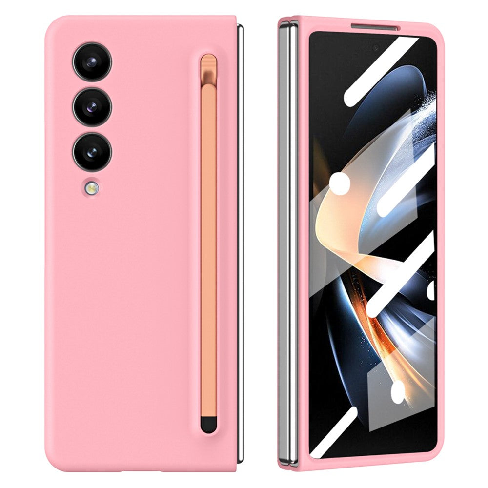 For Samsung Galaxy Z Fold5 5G Case with Stylus / Tempered Glass Film Hard PC Phone Protector