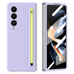 For Samsung Galaxy Z Fold5 5G Case with Stylus / Tempered Glass Film Hard PC Phone Protector
